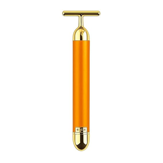 Golden Pulse 24K T-Bar Facial Massager - Collagen boasting & Face lifting