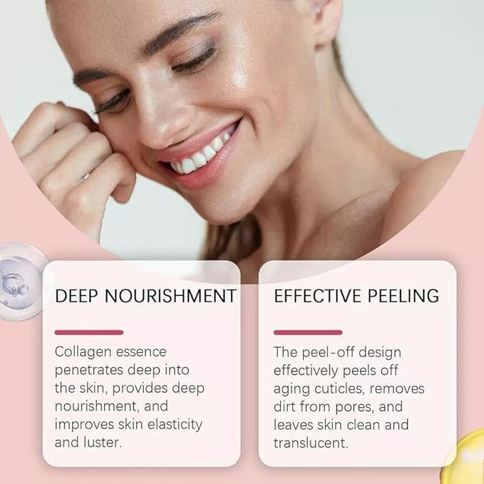 QLOVYA™ Collagen Glow Peel-Off Mask - Sirena organics