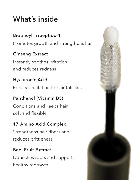 Ginseng Lash & Brow Volumizing Serum – Biotin Peptide Formula, 9ml