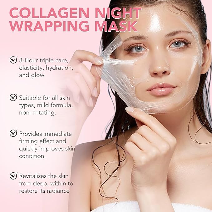 QLOVYA™ Collagen Glow Peel-Off Mask - Sirena organics