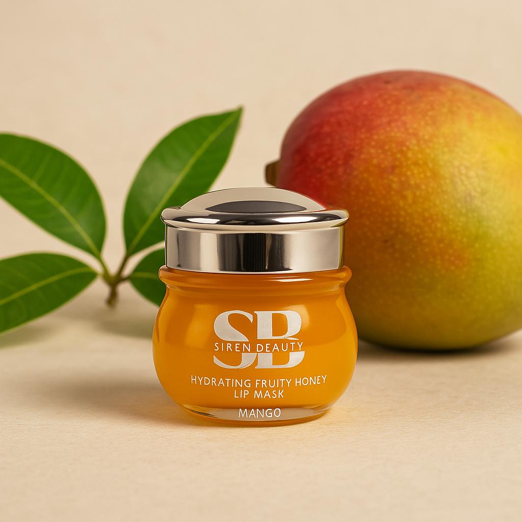 Vegan & Fruity Lip Care Masks Honey Jar - for Moisturized and Soft Lips