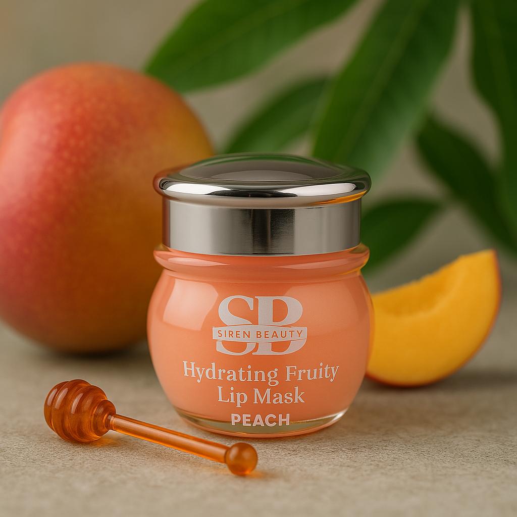 Vegan & Fruity Lip Care Masks Honey Jar - for Moisturized and Soft Lips